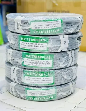 Mat Star 1.5mm 90m Twin With Earth Flat Electrical Cable