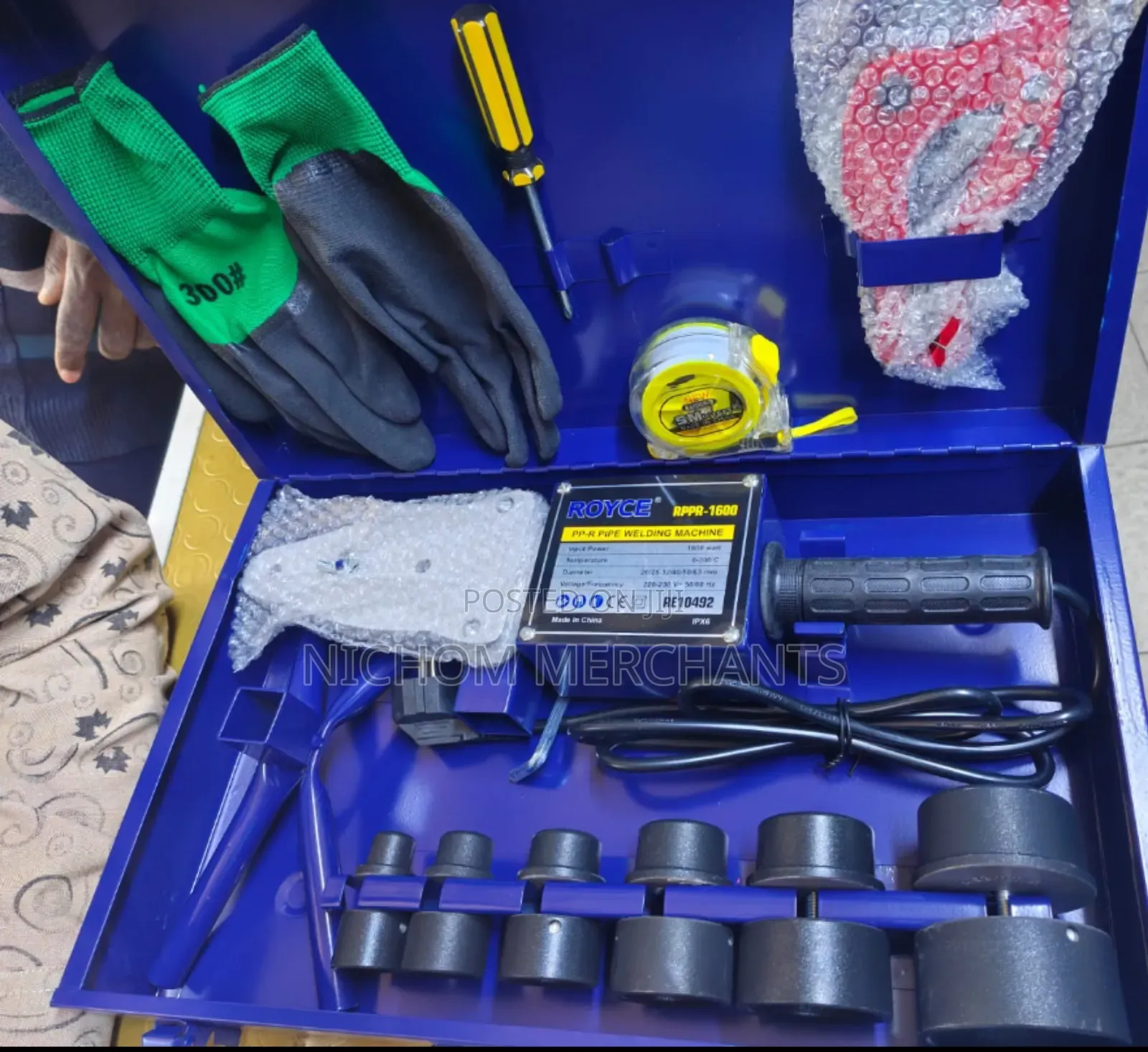 Royce Pipe Welding Machine/1600watts PPR Machine Complete Set