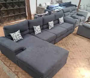 Plush Haven Soft 7-Seater Seat L Sofa