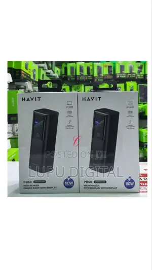 Havit Pb50 *183w* 27000mah *Laptop Charging* High-Power Power Bank