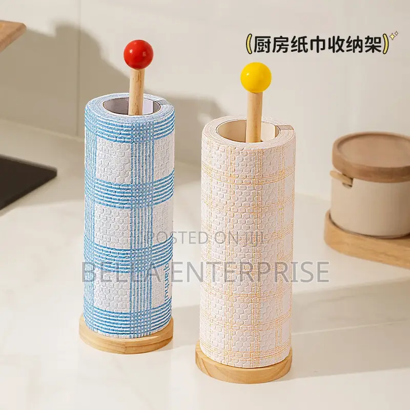 Wooden Kitchen Paper Towelholderkeep Your Tissues Neat