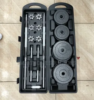 50kgs York Dumbbell Set With Barbell