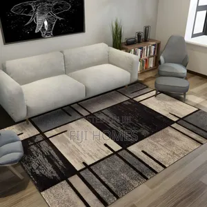 3d Carpet - 7 by 10 - Brown Patterned