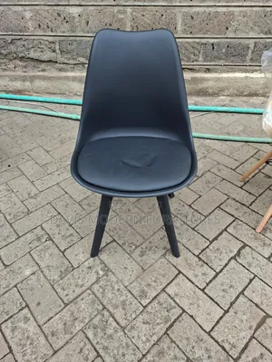 Padded Black With Plastic Legs