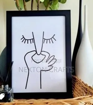 A4 Black Picture Frame With Stand