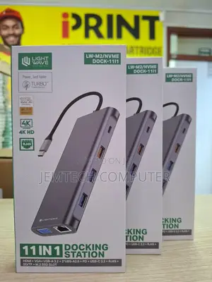 Lightwave Lw-M2 Nvme Usb-C 11 in 1 Docking Station