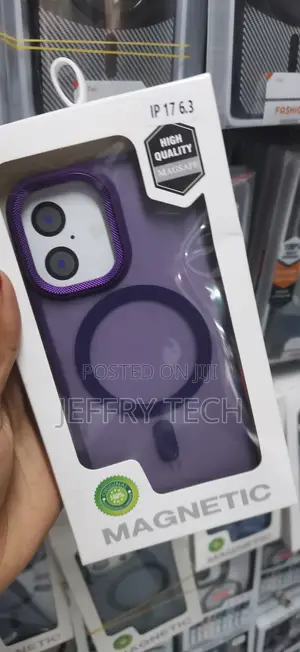 Fntca iPhone 17 Translucent Matte Compatible With Magsafe -Purple