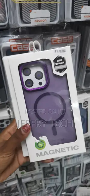 Mawer Magnetic Translucent Matte iPhone 16 Pro Max Case -Purple