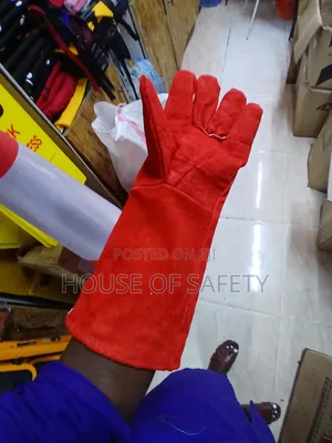 Leather Long Gloves That Provide Secure Hold on Tools