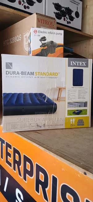Portable 4 × 6 Inflatable Sleeping Mattress