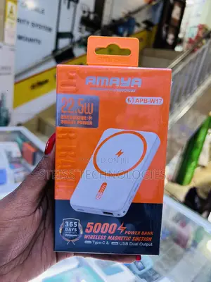 Amaya Magnetic Wireless 5000mah Powerbank