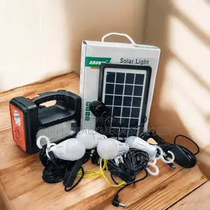Dat at-9011b Solar Lighting System With Mp3 Player and Led Bulbs