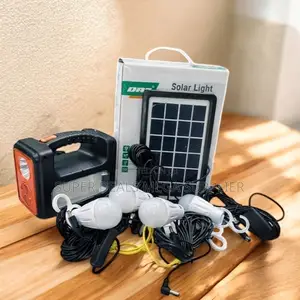 Dat at-9011b Home Solar Kit With Rechargeable Battery and Leds