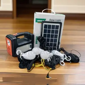 Dat at-9011b Portable Solar Lighting Kit With Mp3 Player