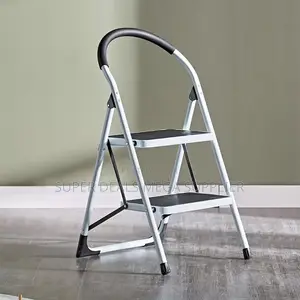 Sturdy Steel Portable Aluminum 2 Step Ladder Stepladder
