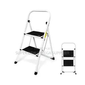 Aluminum Compact Design 2 Step Ladder Stepladder