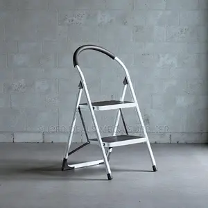 Lightweight Non Slip Surface Aluminum 2 Step Ladder Stepladder