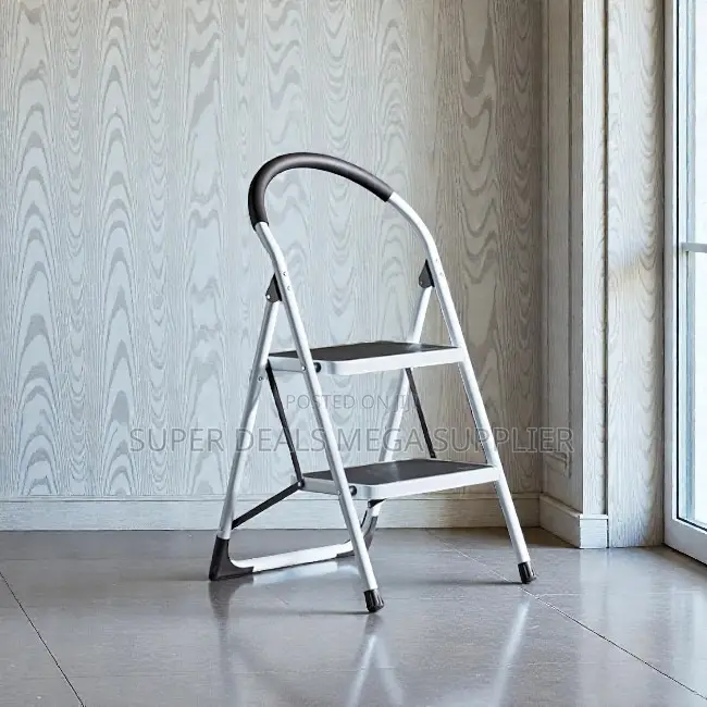 Lightweight Easy Carry Handle Aluminum 2 Step Ladder Stepladder