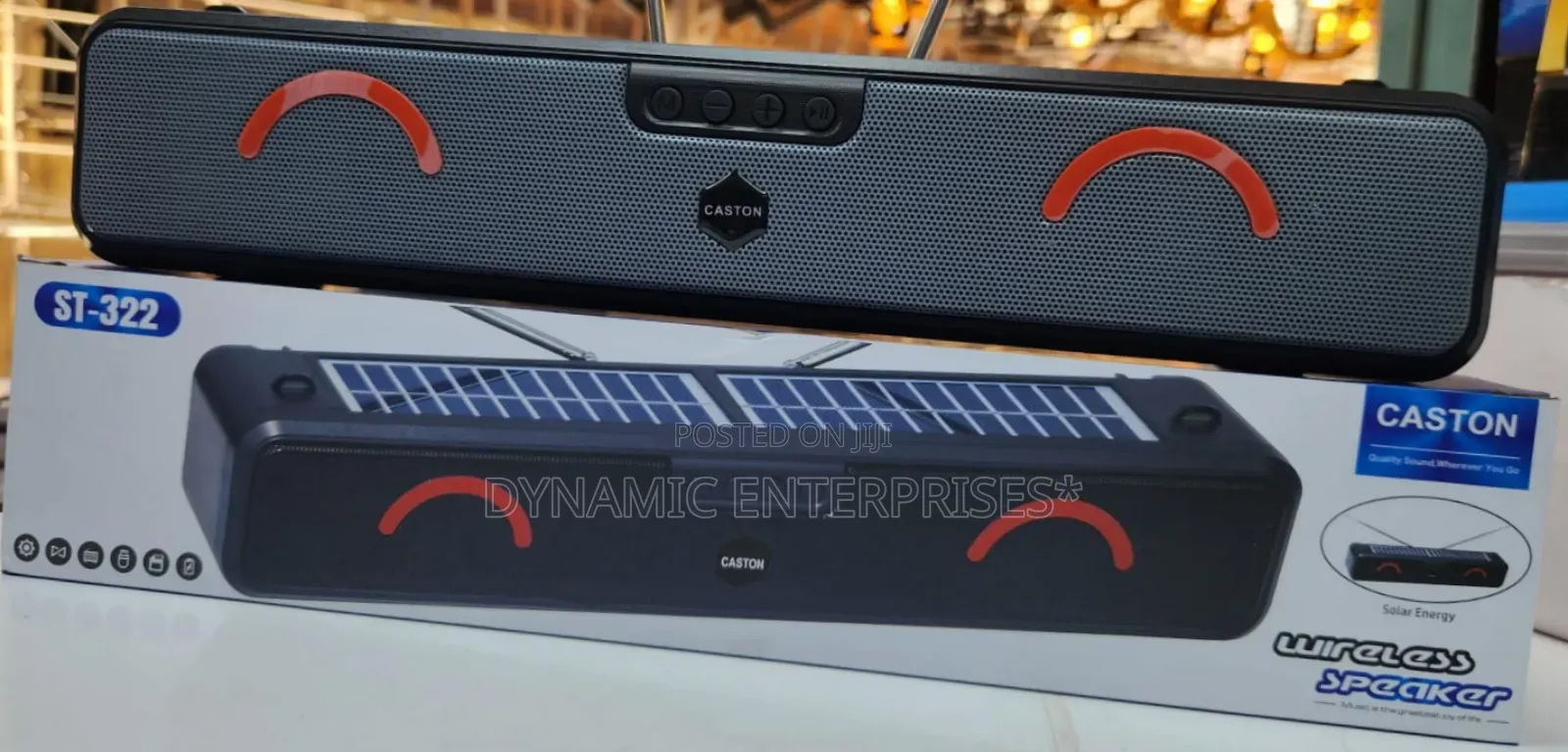 St 322 Wireless Bluetooth Speaker With Solar