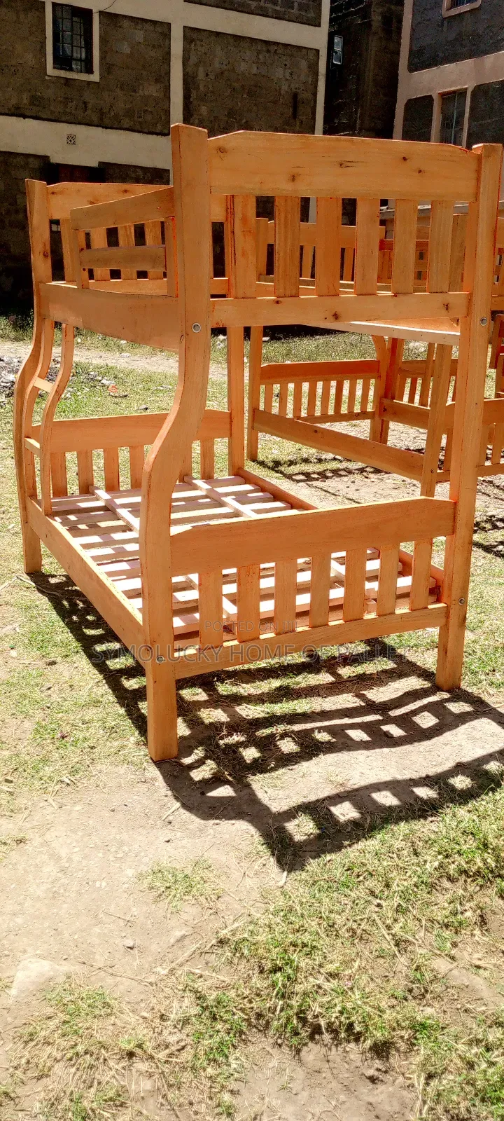 Mexi Hardwood Double Decker. Extra Heavy Duty Framed Bed