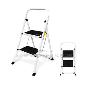 Non Slip Portable Aluminum 2 Step Ladder Stepladder for Domestic Use