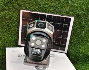 4mp Dual Lens 4g PTZ Solar Security Camera Dual Lens Wireless Outdoor