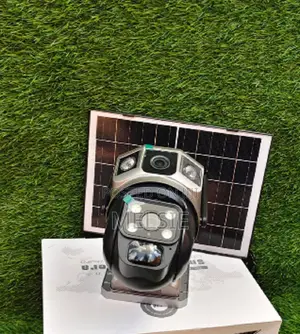 4g PTZ Solar Security Camera Dual Lens Screen Wireless Camera