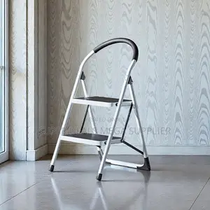 Non Slip Portable Aluminum 2 Step Ladder Stepladder for Workshops