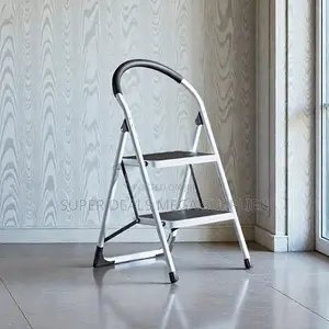 Stable and Compact Non Slip Portable Aluminum 2 Step Ladder Stepladder
