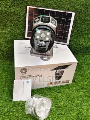 Solar Light Dual Lens 4g Solar Powered PTZ Camera