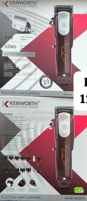 Kenworth Kw9949 Professional Cordless Hair Clipper/Shaving Machine