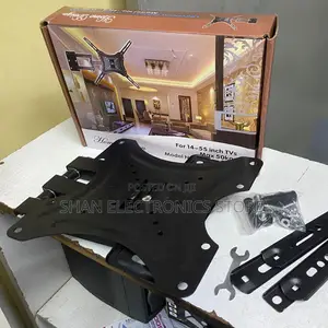 +90°;14′′-55′′ Steel Material Fixed–Swivel Solid Wall Black Quality