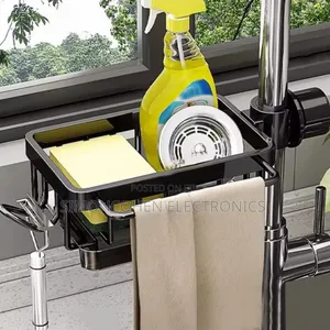 Aluminum Kitchen & Bathroom Sink Organizer