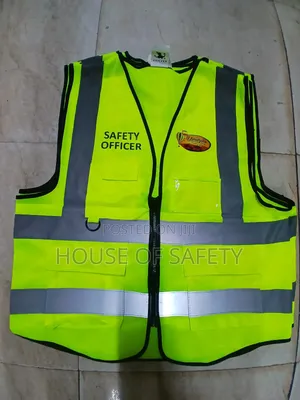 Black Piped Body Luminous Green Vest