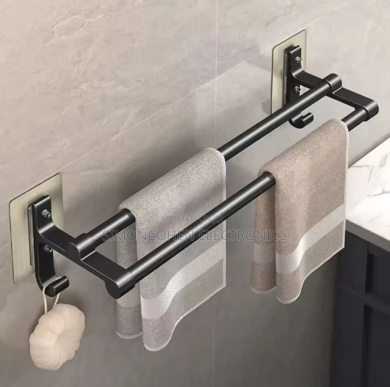 Punch Free Wall Towel Rack