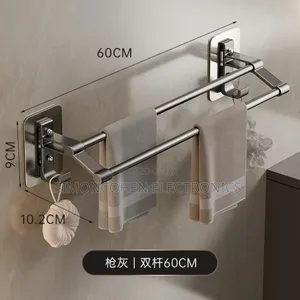 Punch Free Wall Towel Rack