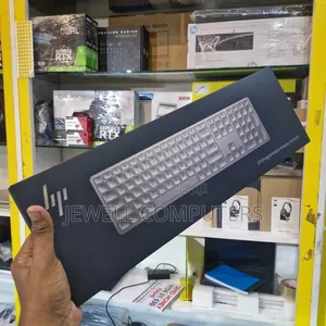 HP 970 Programmable Wireless Keyboard Rechargeable Battery Wireless