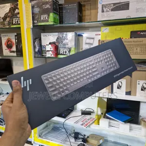 HP 970 Programmable Wireless Keyboard Rechargeable Battery Wireless