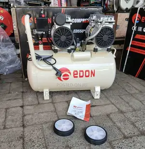 Edon Silent Compressor With 2 Motors 50l