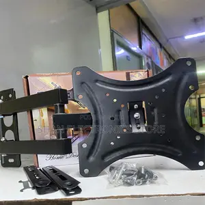 High Quality - Universal (14"-55") Black Swivel Wall Mount Tv Bracket