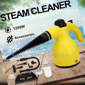 1000watts Steam Cleaner Black -Yellow