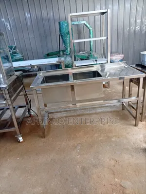 Double Bowl Commercial Sink