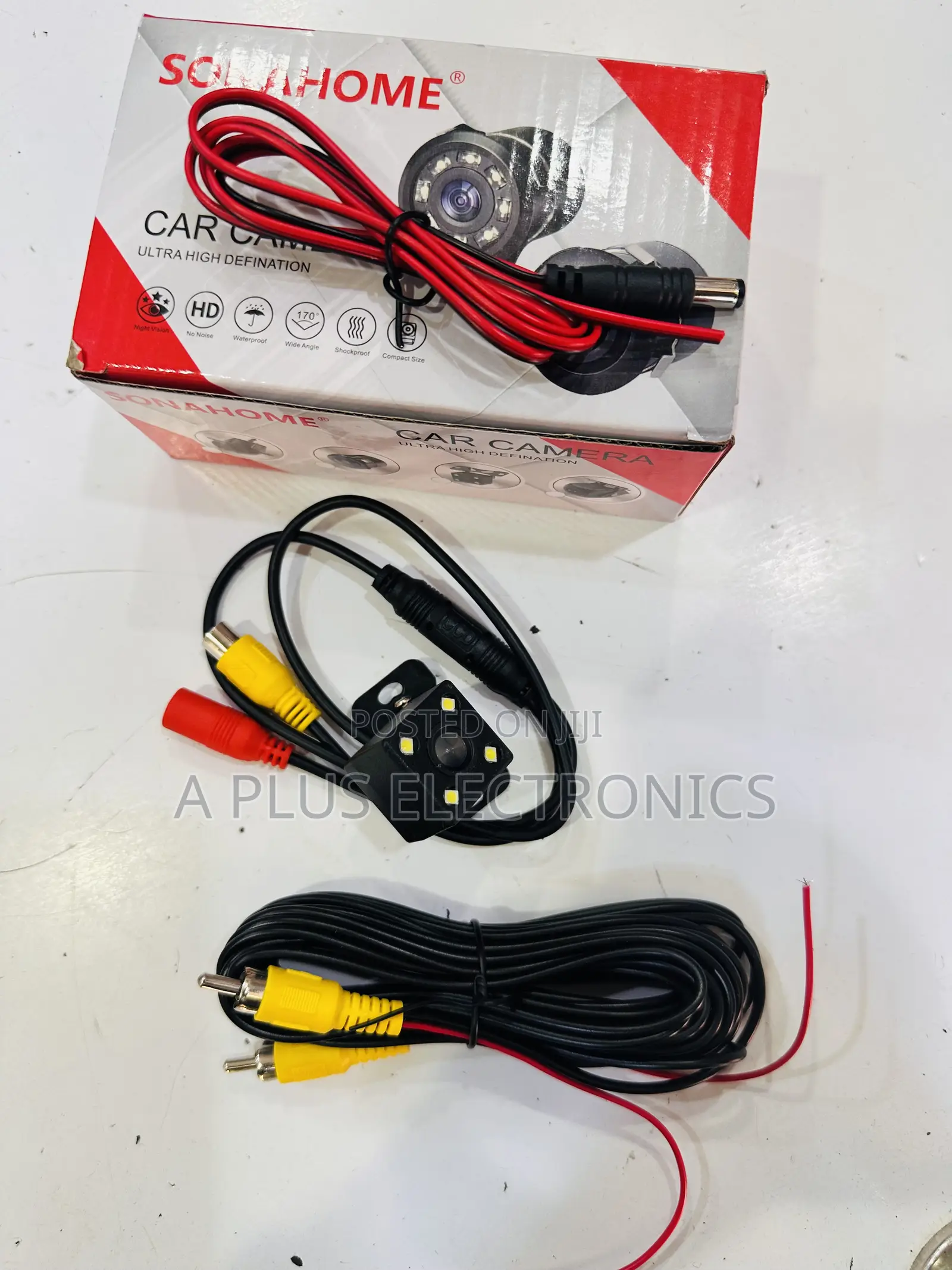 4 Light Reverse Camera – Waterproof Rear Parking Camera