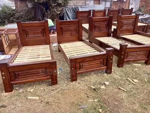 Mahogany 3.5*6 Kids Beds Light Walnut Colour