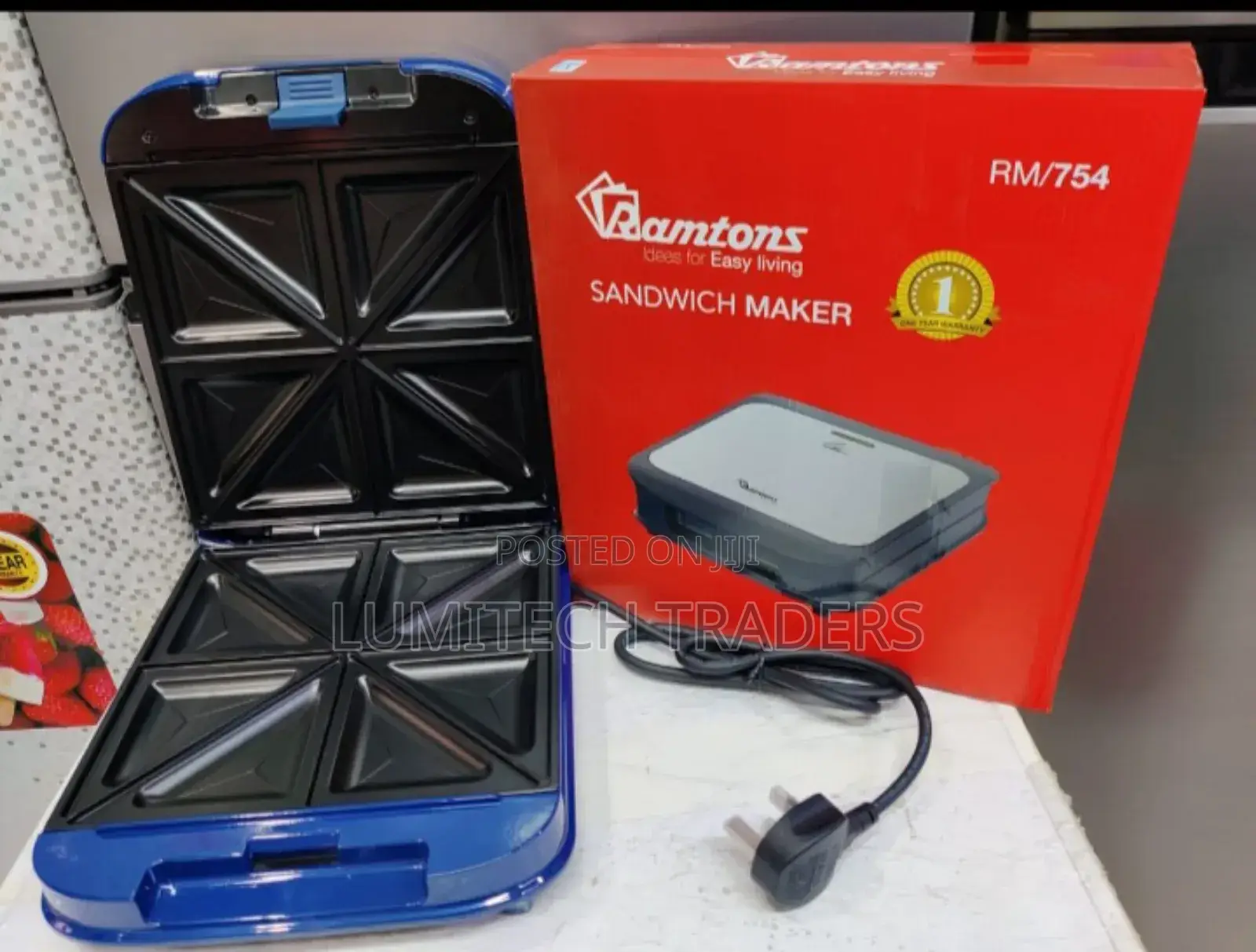 Ramtons 4 Slice Sandwich Maker Rm754