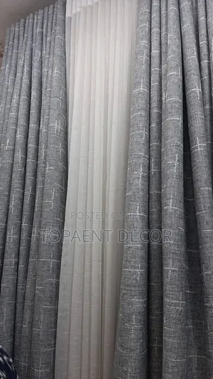 Light Grey, Affordable And Legit Fabric Window Curtains
