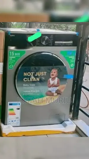 Syinix 10kg Front-Load Automatic Washing Machine.