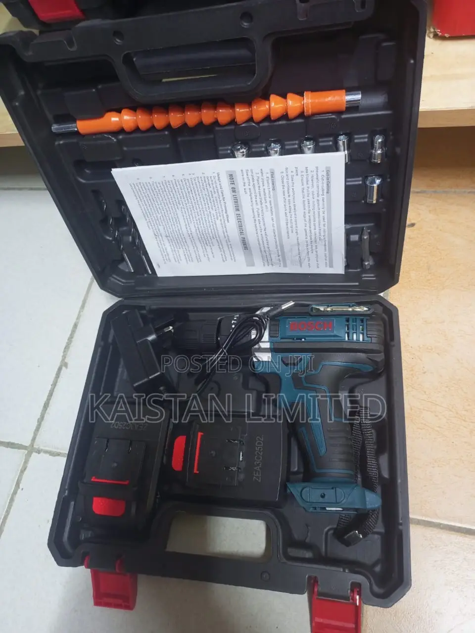 This Is A Bosch Cordless Impact Drill Set