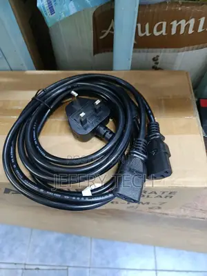Power Cord Uk Plug to 2 X C13 Iec Dual Kettle Lead Splitter Cable 3m