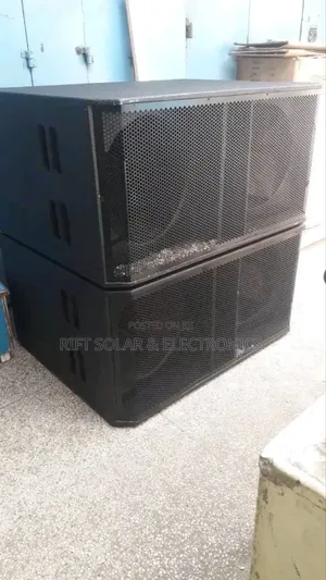 18" Double Bass Empty Box Speaker Top Finish Quality